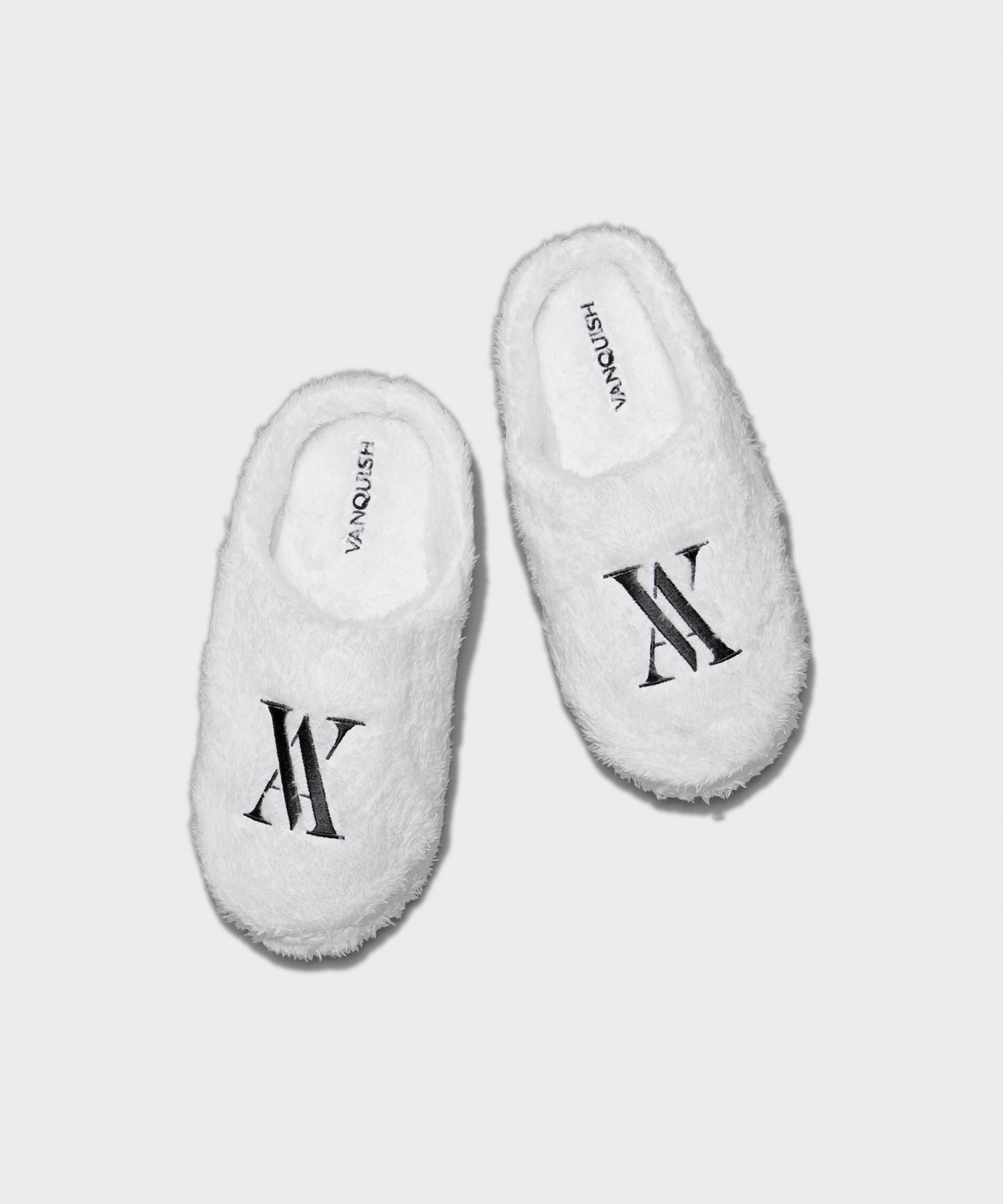 VA Embroiderg fluffy slippers[VYA004]