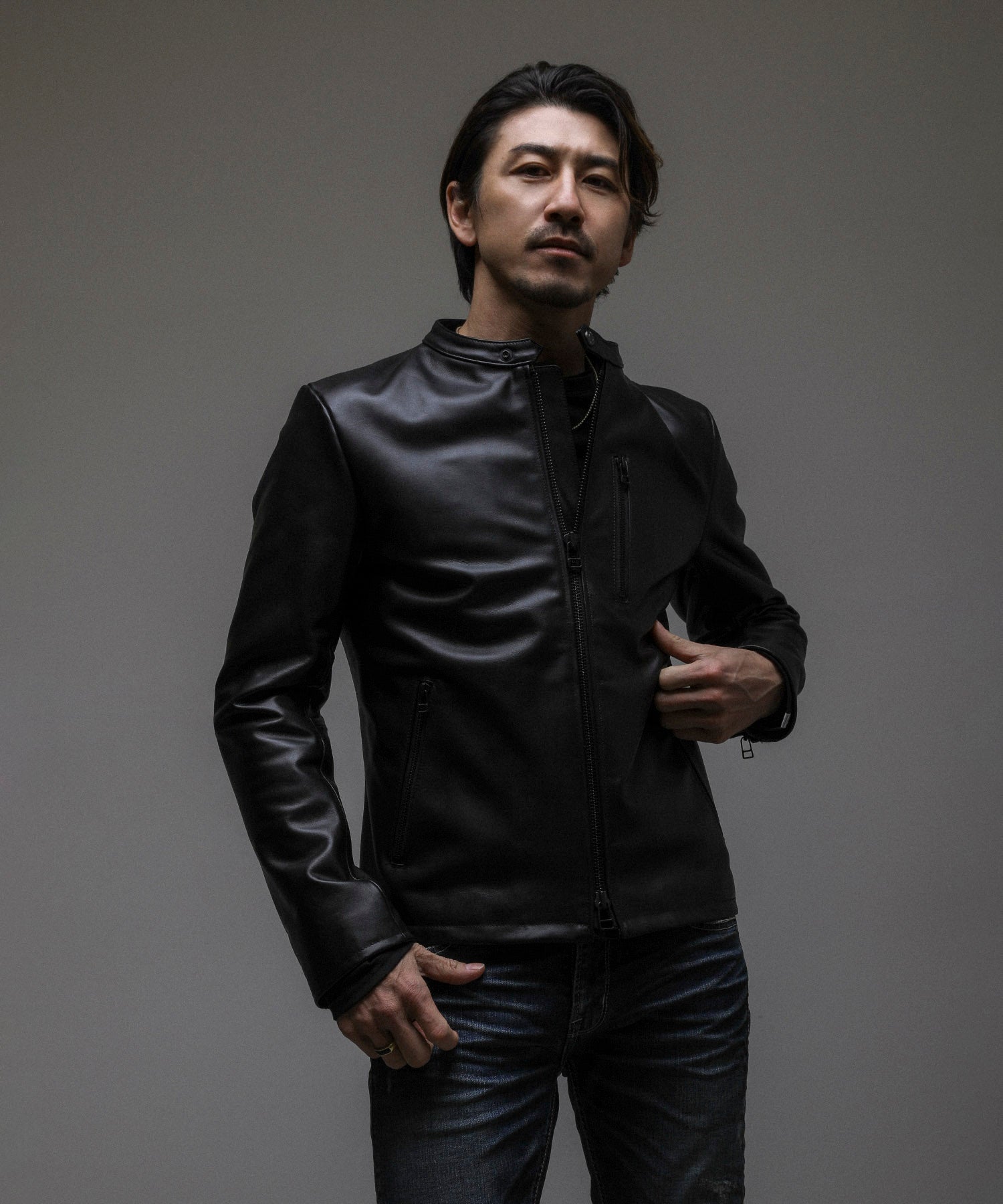 Cow Leather Single Riders Jacket [VJJ080] – CENO.JP