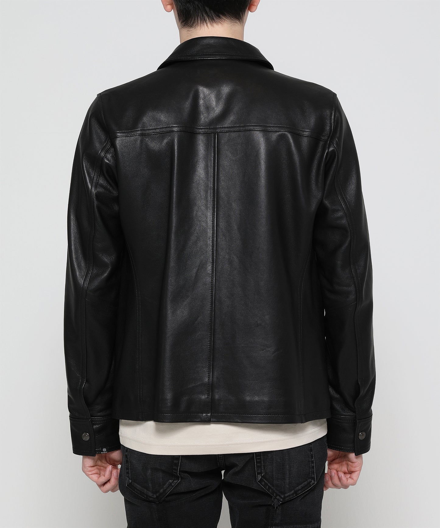 TIGHT FIT Lamb Leather TRACKER RIDERS JACKET[VJJ052]