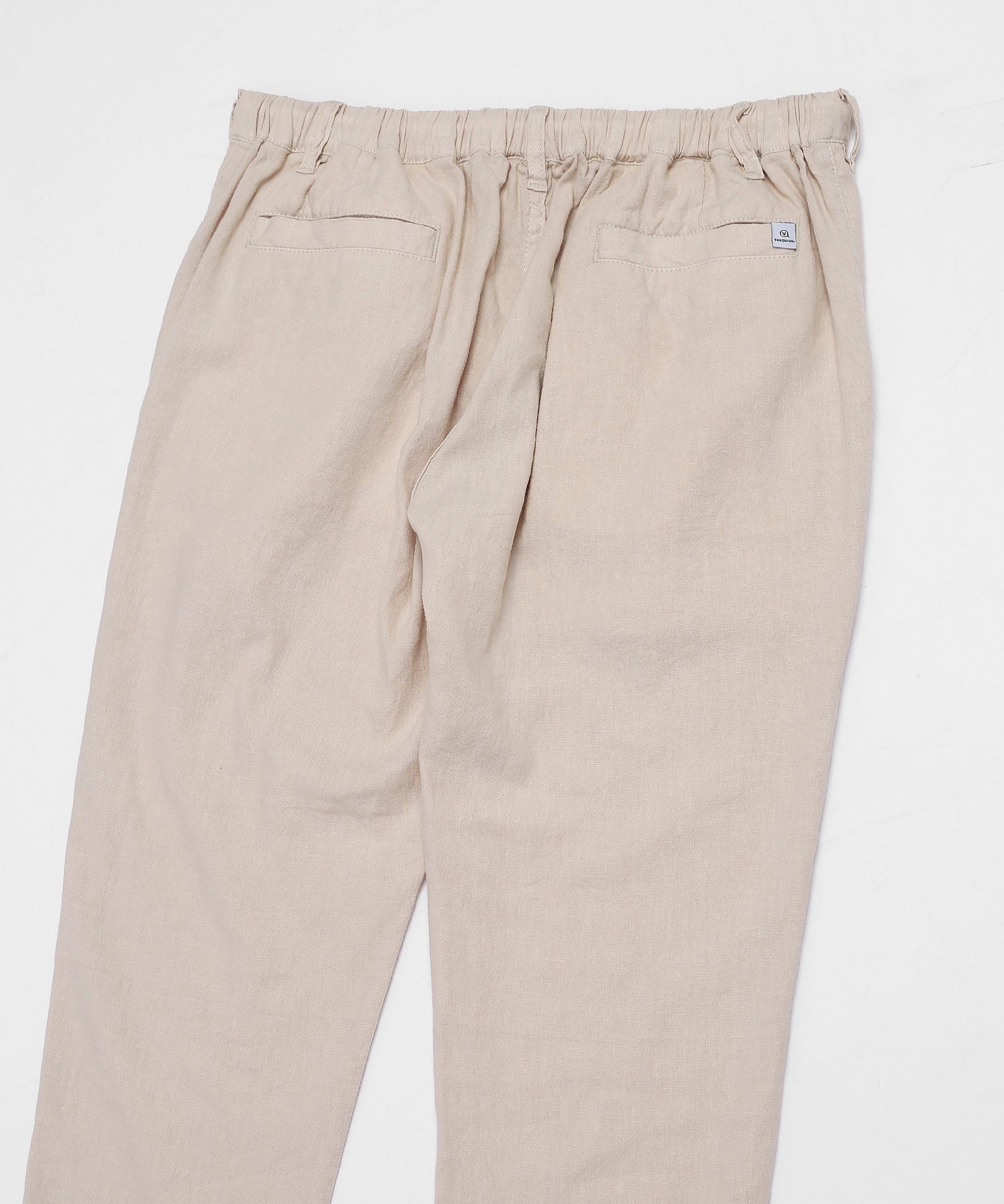 STRETCH LIGHT WEIGHT EASY PANTS XL BEIGE