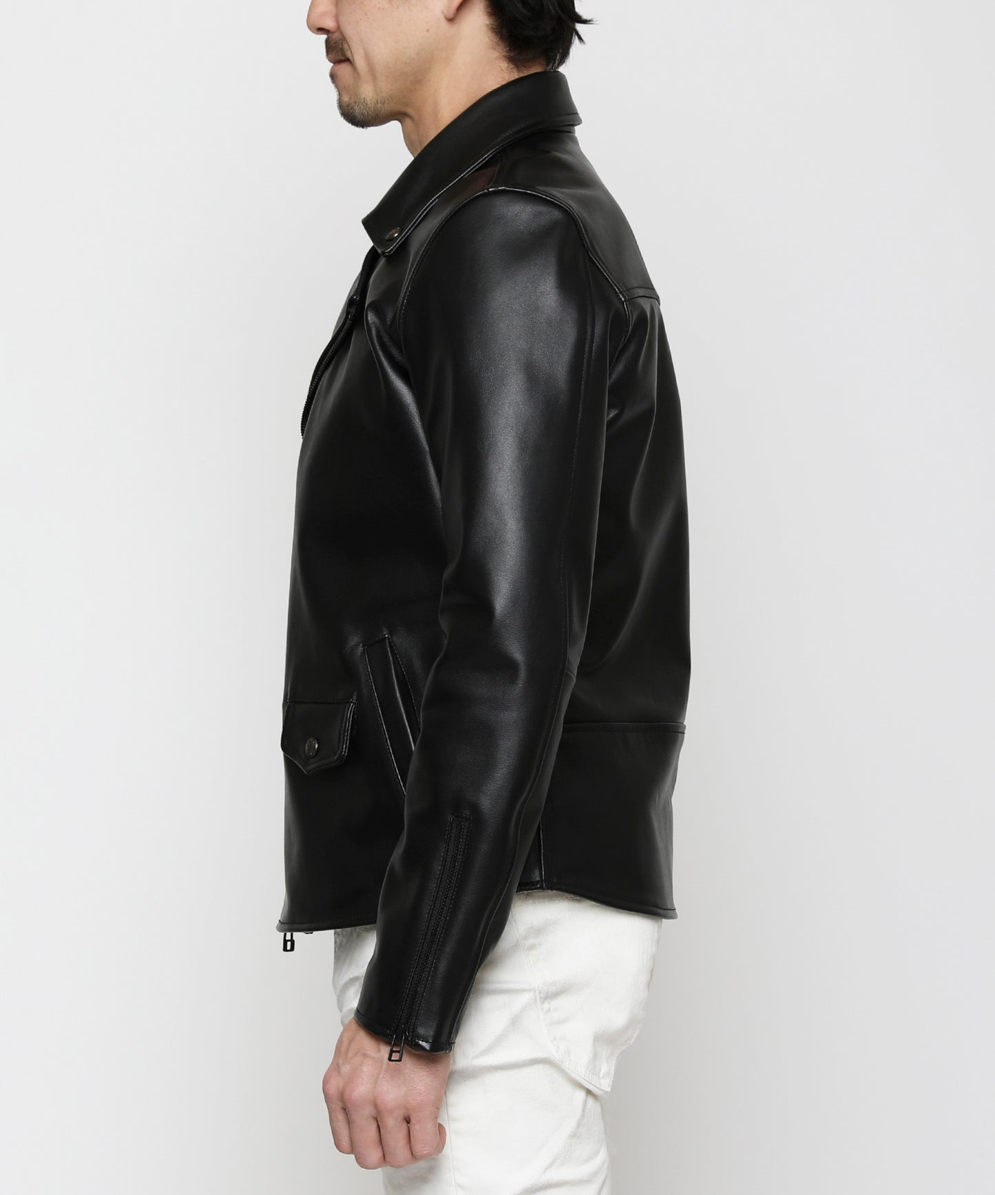 Cow Leather Double Riders Jacket [VJJ081]