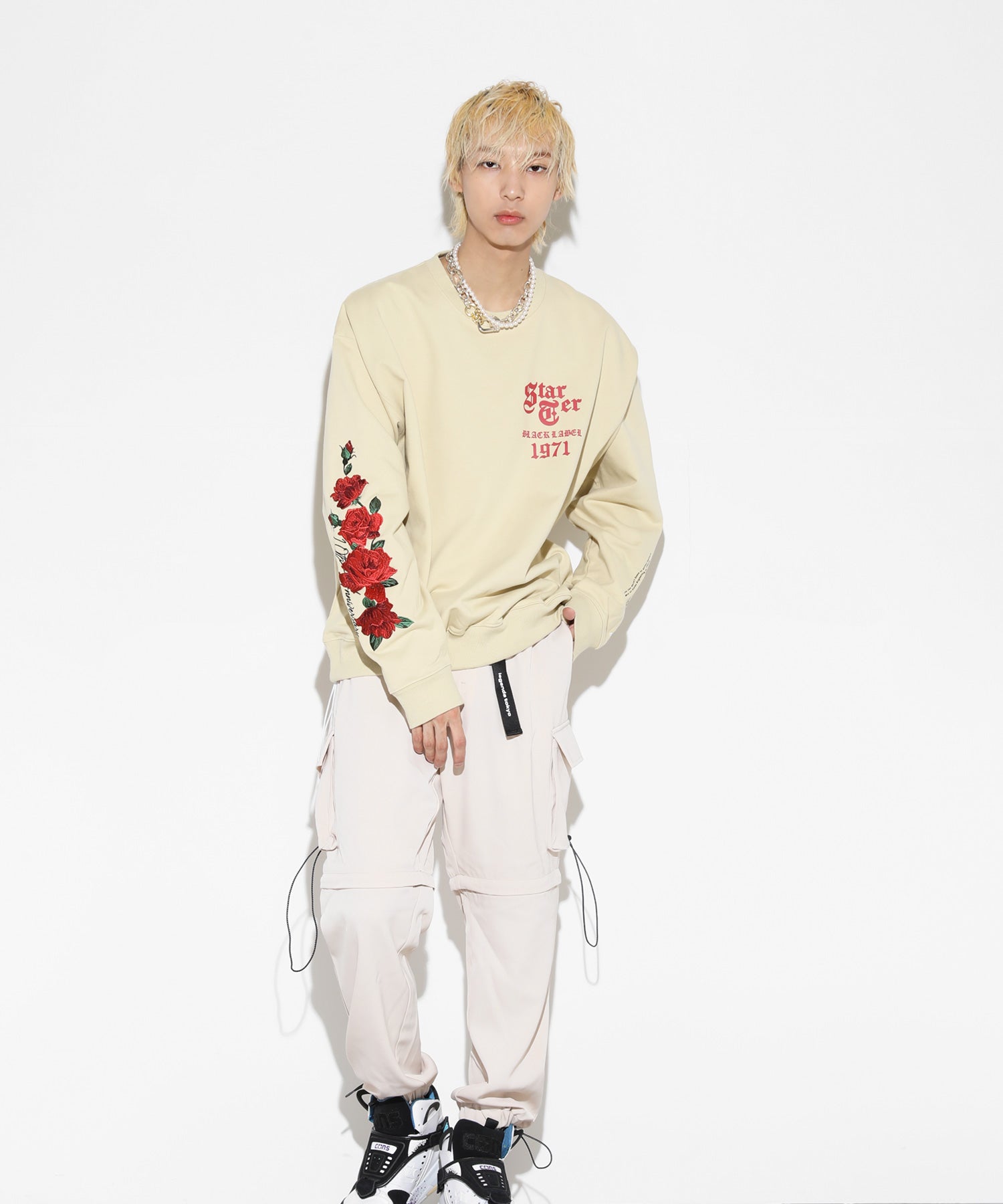 STARTER Black Label×LEGENDA Rose Sweat Shirts[LEC979] – CENO.JP