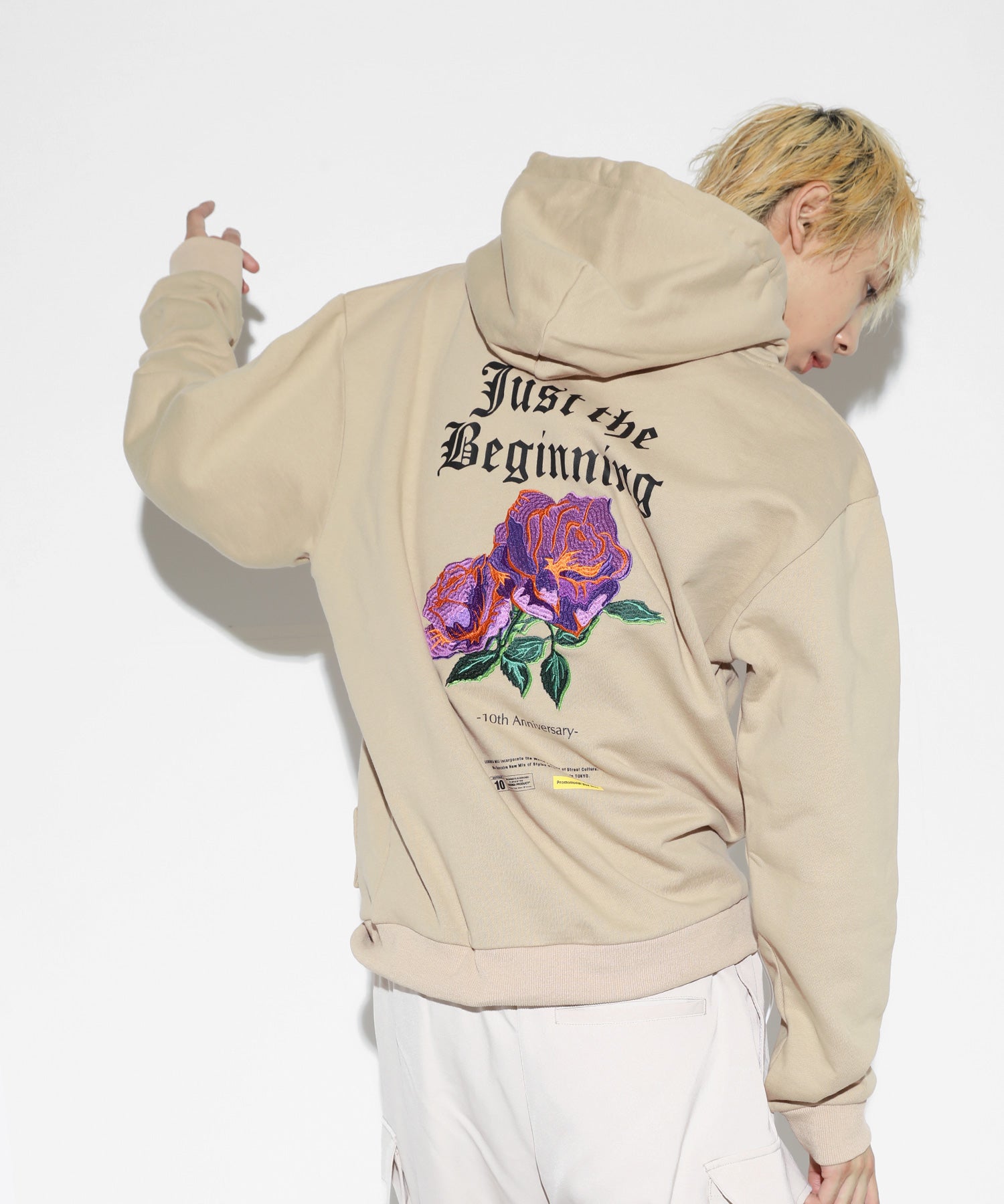 Against the clearance current rose hoodie