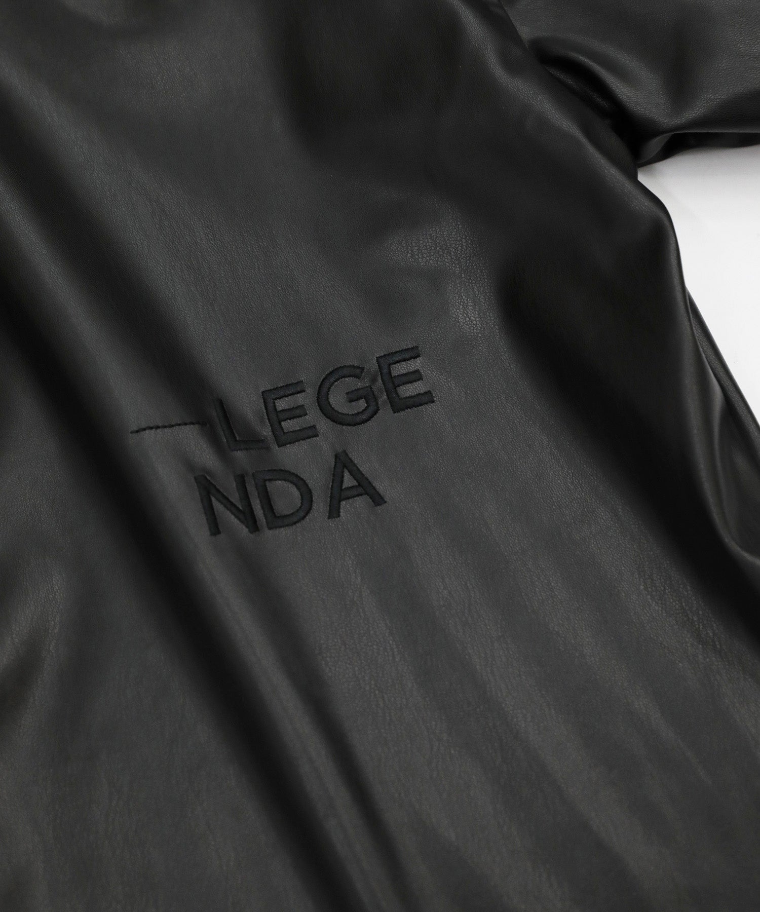 Side-slit Neo Leather Shirts [LES182]