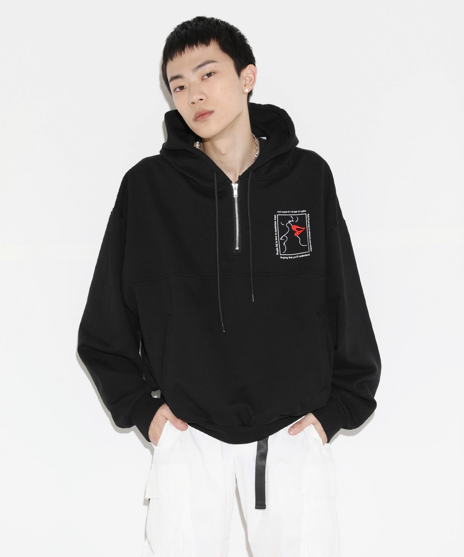 Part of Me Half-Zip Hoodie [LEC1118] – CENO.JP