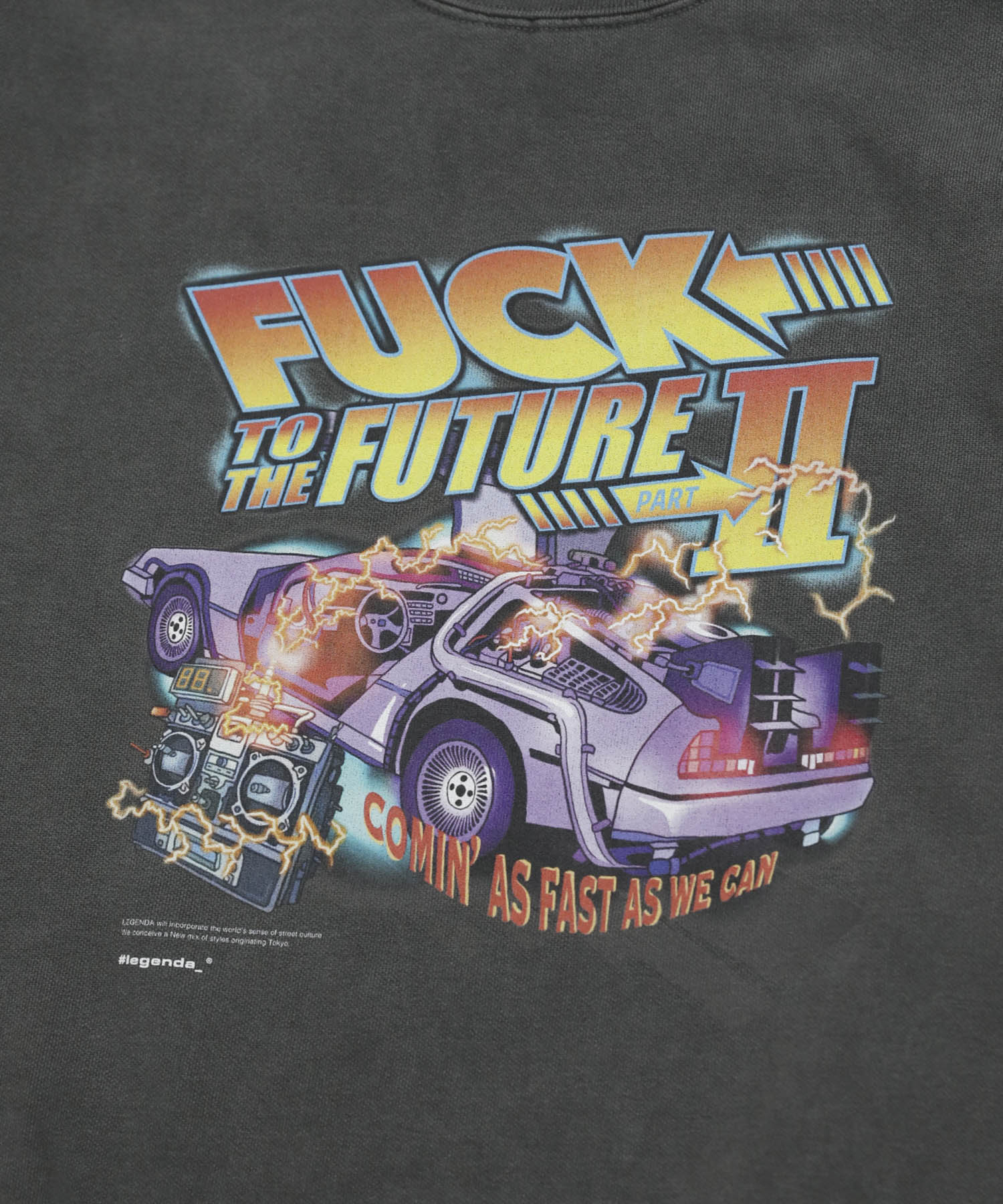FUCK TO THE FUTURE PartⅡ Pigment Sweatshirt [LEC1126]