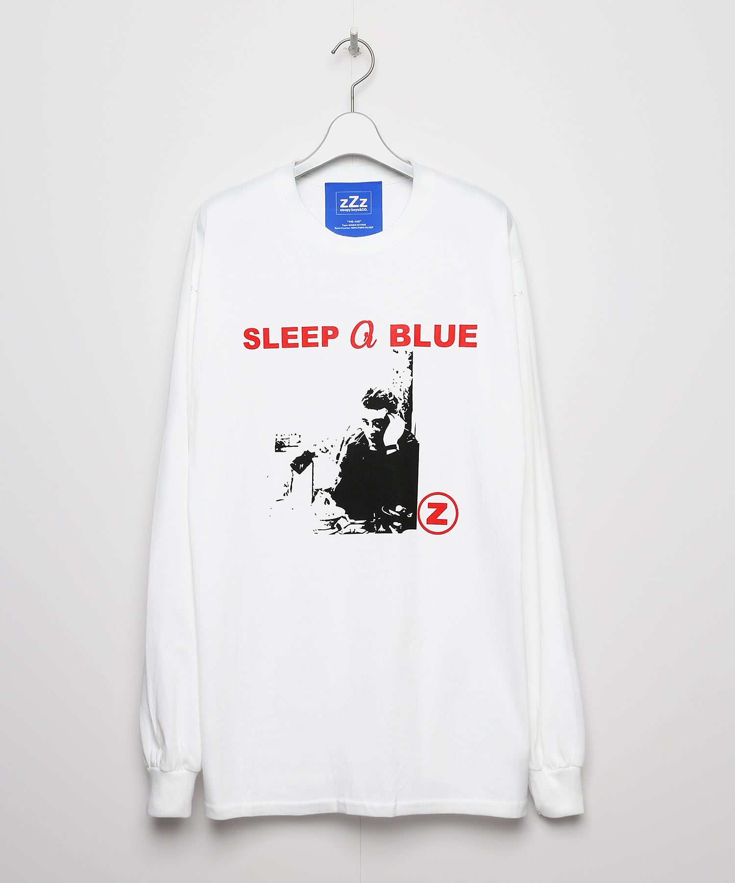 Sleep Blue Longsleeve T-shirt ②[ZZC009]